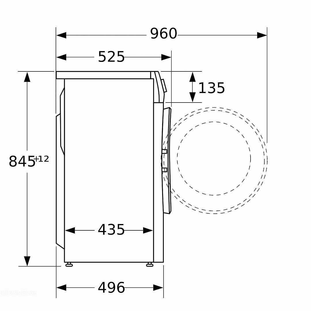 Стиральная машина BOSCH WHA232X1OE за 54 240 Р | ЧёПоЧём